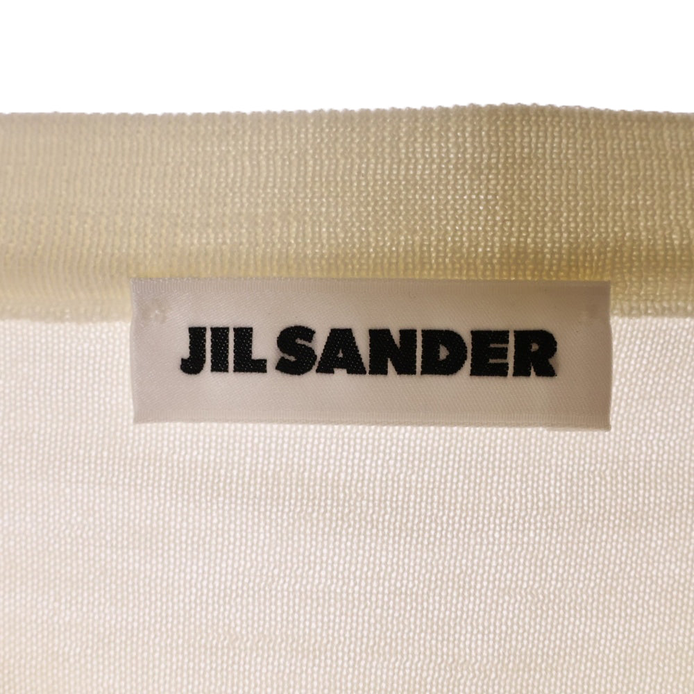 JIL SANDER(ジルサンダー) 23AW SUPERFINE MERINO WOOL Sweater J22GP0111 J14610 ニット セーター オフホワイト