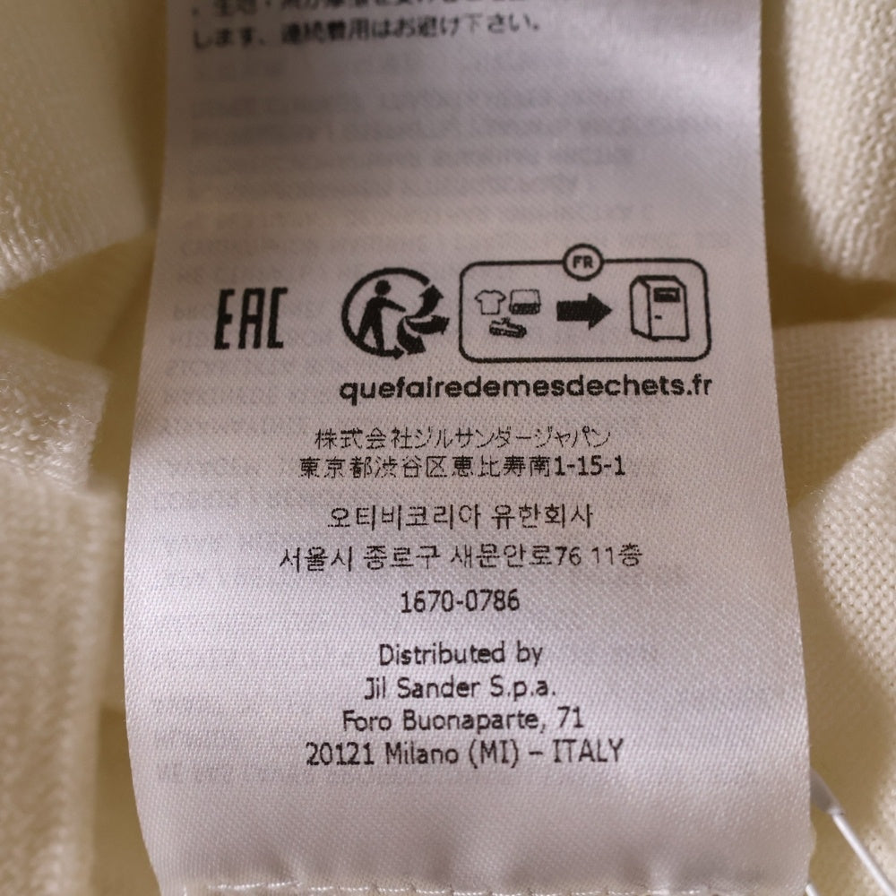 JIL SANDER(ジルサンダー) 23AW SUPERFINE MERINO WOOL Sweater J22GP0111 J14610 ニット セーター オフホワイト