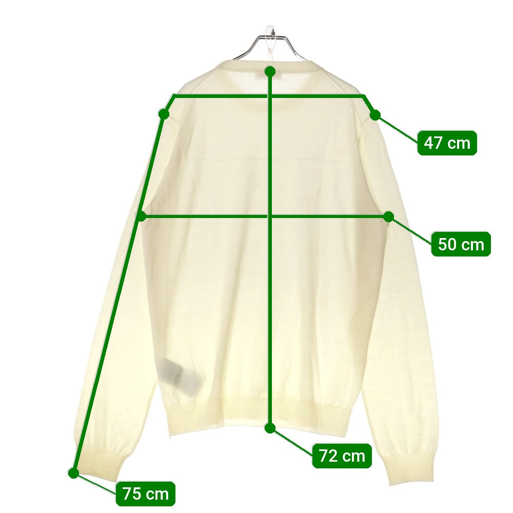 JIL SANDER(ジルサンダー) 23AW SUPERFINE MERINO WOOL Sweater J22GP0111 J14610 ニット セーター オフホワイト