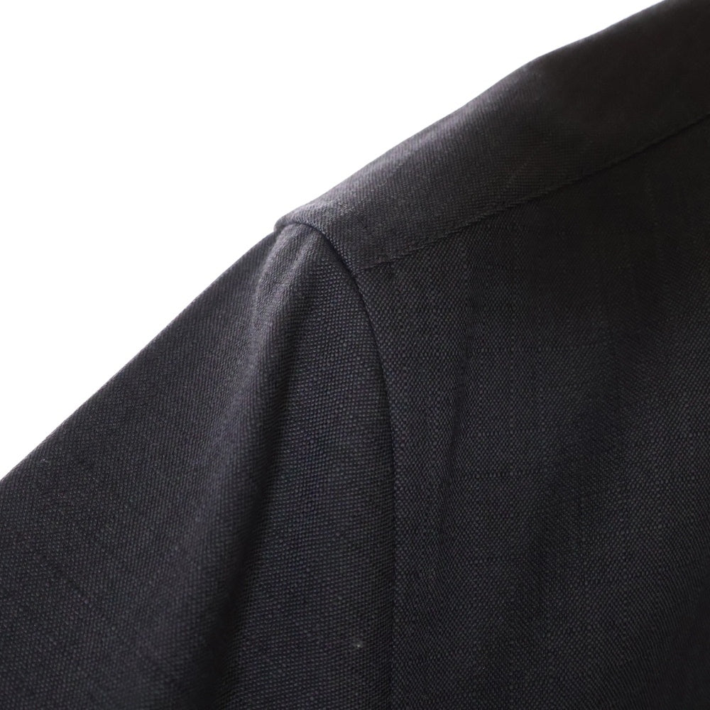 JIL SANDER(ジルサンダー) 24AW FINE WOOL RIPSTOP SHIRT J22DL0242 J40171 リップストップ シャツ ダークグレー