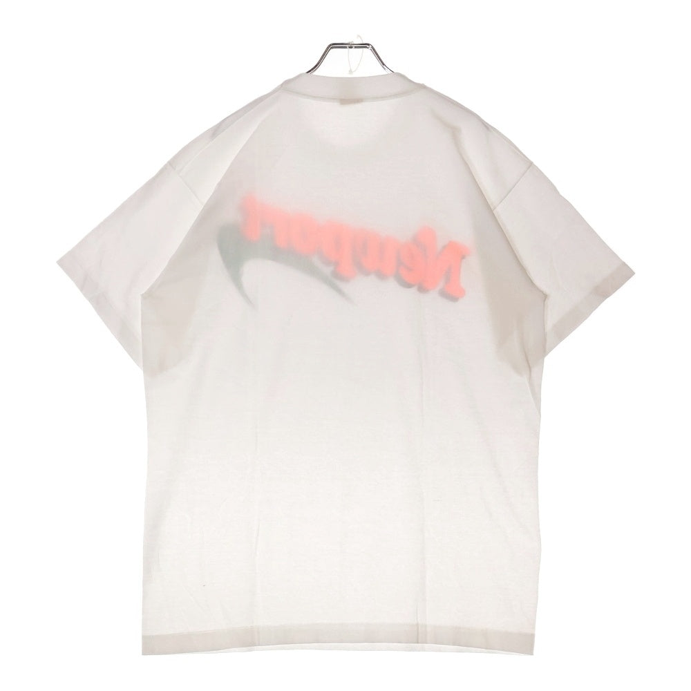 VINTAGE(ヴィンテージ) 90s NEWPORT LOGO ニューポート フロントロゴ プリント Tシャツ 半袖カットソー ホワイト