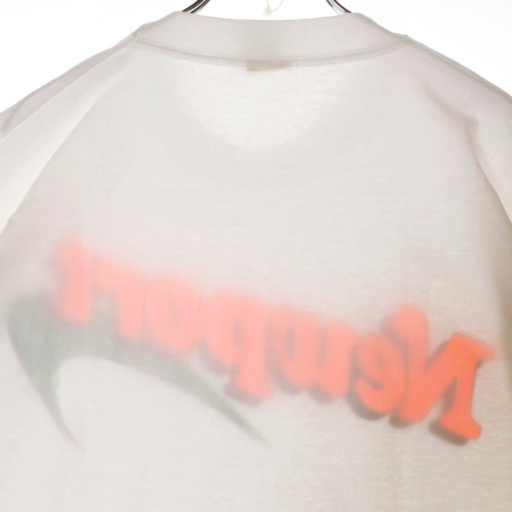 VINTAGE(ヴィンテージ) 90s NEWPORT LOGO ニューポート フロントロゴ プリント Tシャツ 半袖カットソー ホワイト