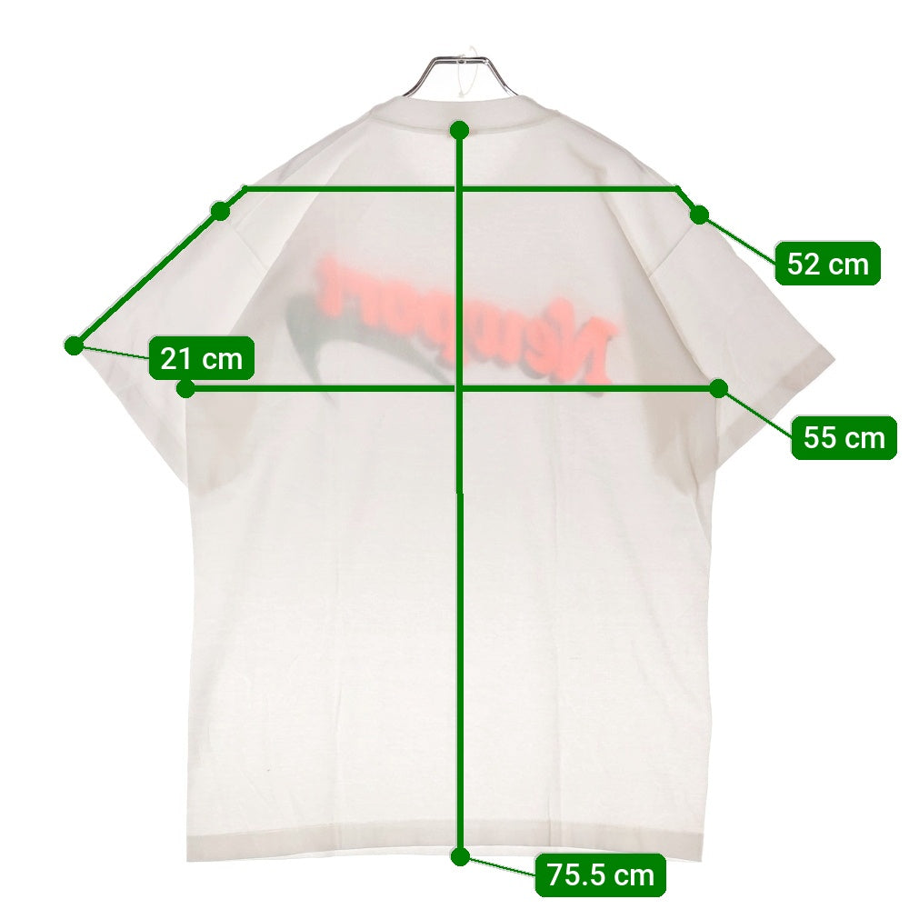VINTAGE(ヴィンテージ) 90s NEWPORT LOGO ニューポート フロントロゴ プリント Tシャツ 半袖カットソー ホワイト