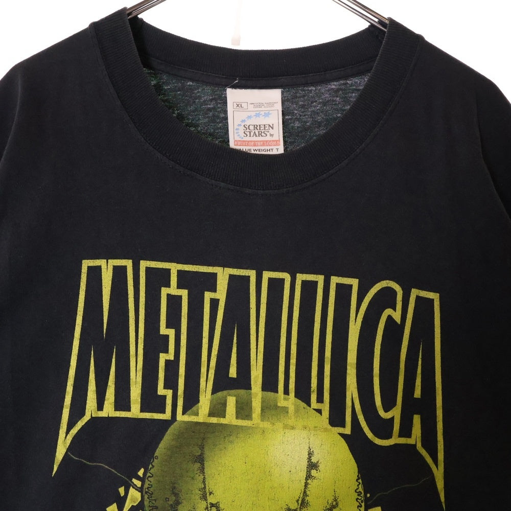 VINTAGE(ヴィンテージ) 00s METALLICA 2001 NO LEAF CLOVER PUSHEAD メタリカ パスヘッド Tシャツ 半袖カットソー ブラック
