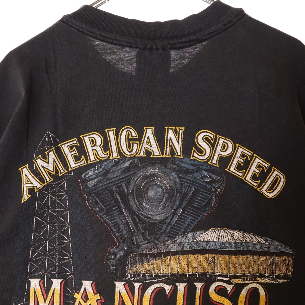 VINTAGE(ヴィンテージ) 90s HARLEY DAVIDSON TIME TEE ハーレーダビッドソン タイム Tシャツ 半袖カットソー ブラック