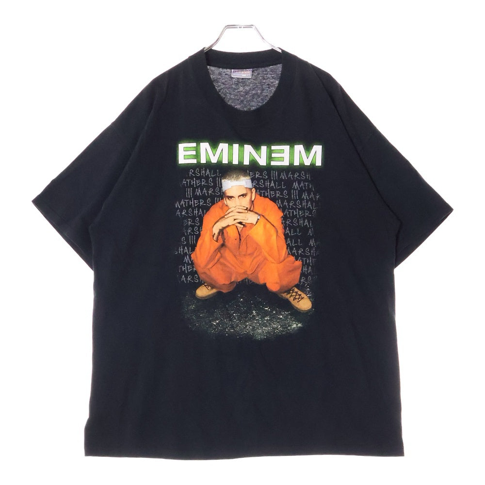 VINTAGE(ヴィンテージ) 90s EMINEM CRIMINAL エミネム Tシャツ 半袖カットソー ブラック