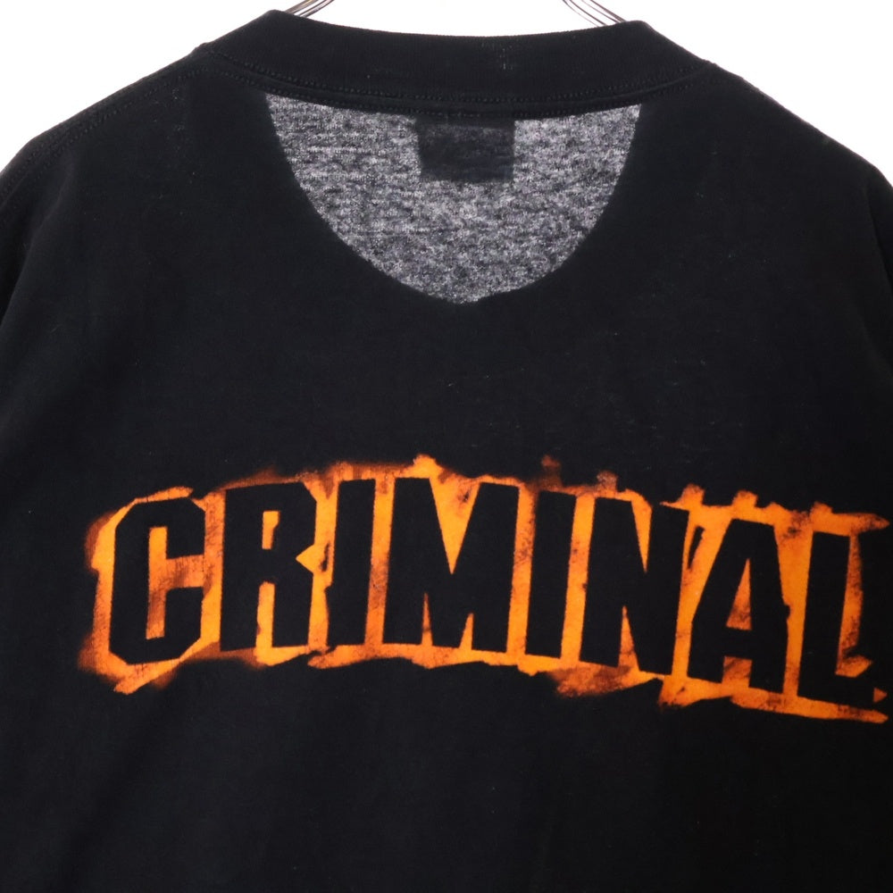 VINTAGE(ヴィンテージ) 90s EMINEM CRIMINAL エミネム Tシャツ 半袖カットソー ブラック