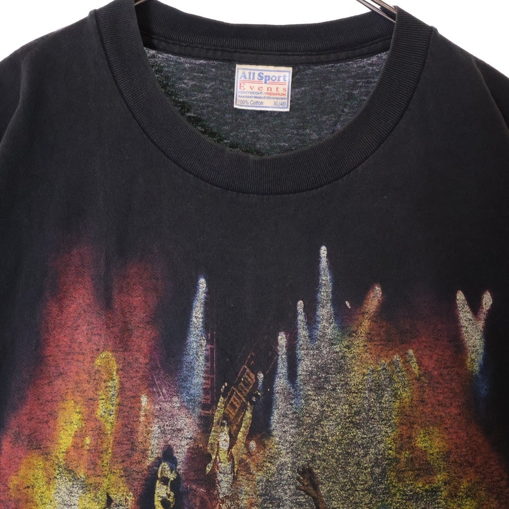 VINTAGE(ヴィンテージ) 00s KISS I WAS THERE ROCKS CLEVELAND キス Tシャツ 半袖カットソー ブラック