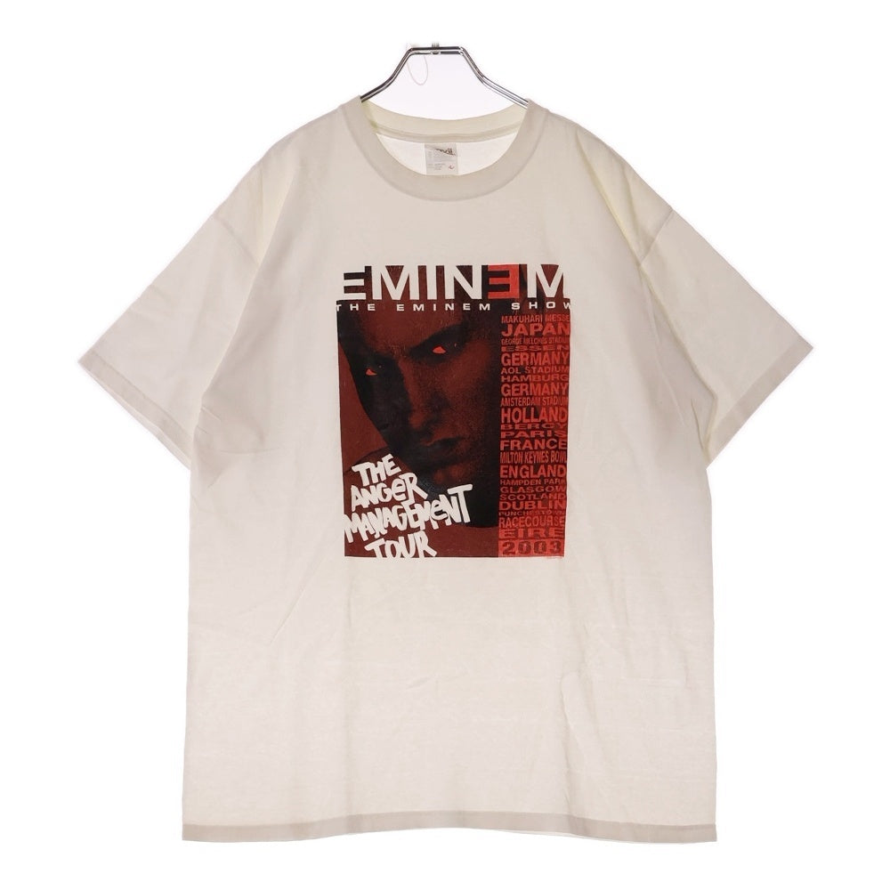 VINTAGE(ヴィンテージ) 00s EMINEM THE ANGER MANAGEMENT YOUR エミネム Tシャツ 半袖カットソー ホワイト