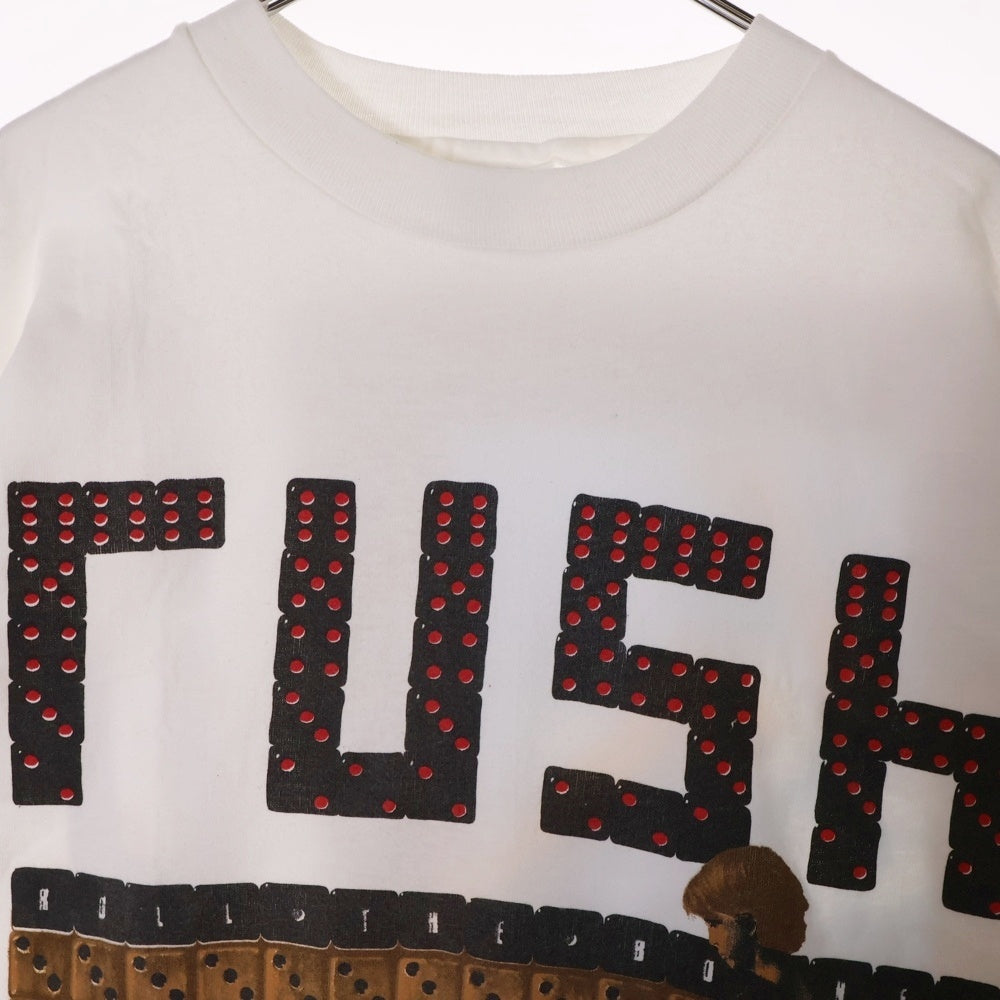 VINTAGE(ヴィンテージ) 90s RUSH ROLL THE BONES ラッシュ Tシャツ 半袖カットソー ホワイト