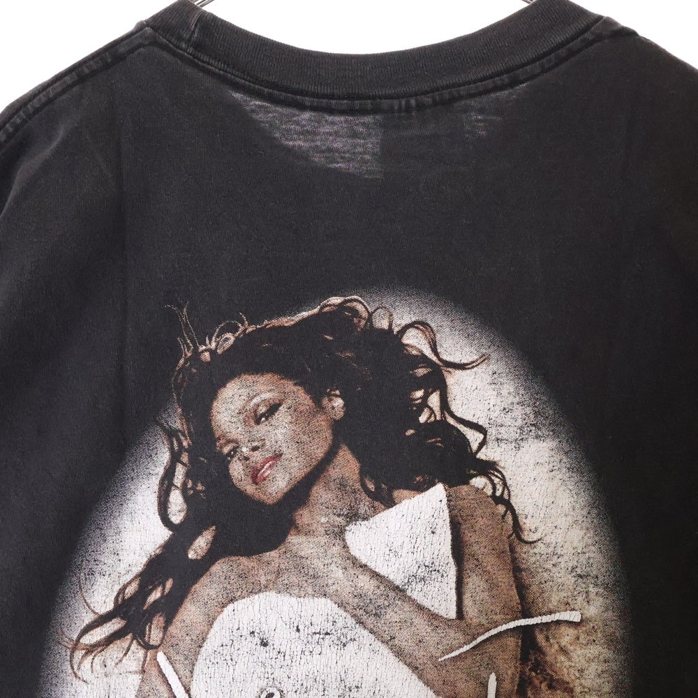VINTAGE(ヴィンテージ) 90s JANET JACKSON ALL FOR YOU TOUR BOOTLEG ジャネット Tシャツ 半袖カットソー ブラック