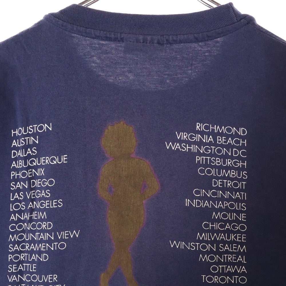 VINTAGE(ヴィンテージ) 90s TINA TURNER WILDEST DREAMS TOUR ティナターナー Tシャツ 半袖カットソー ネイビー