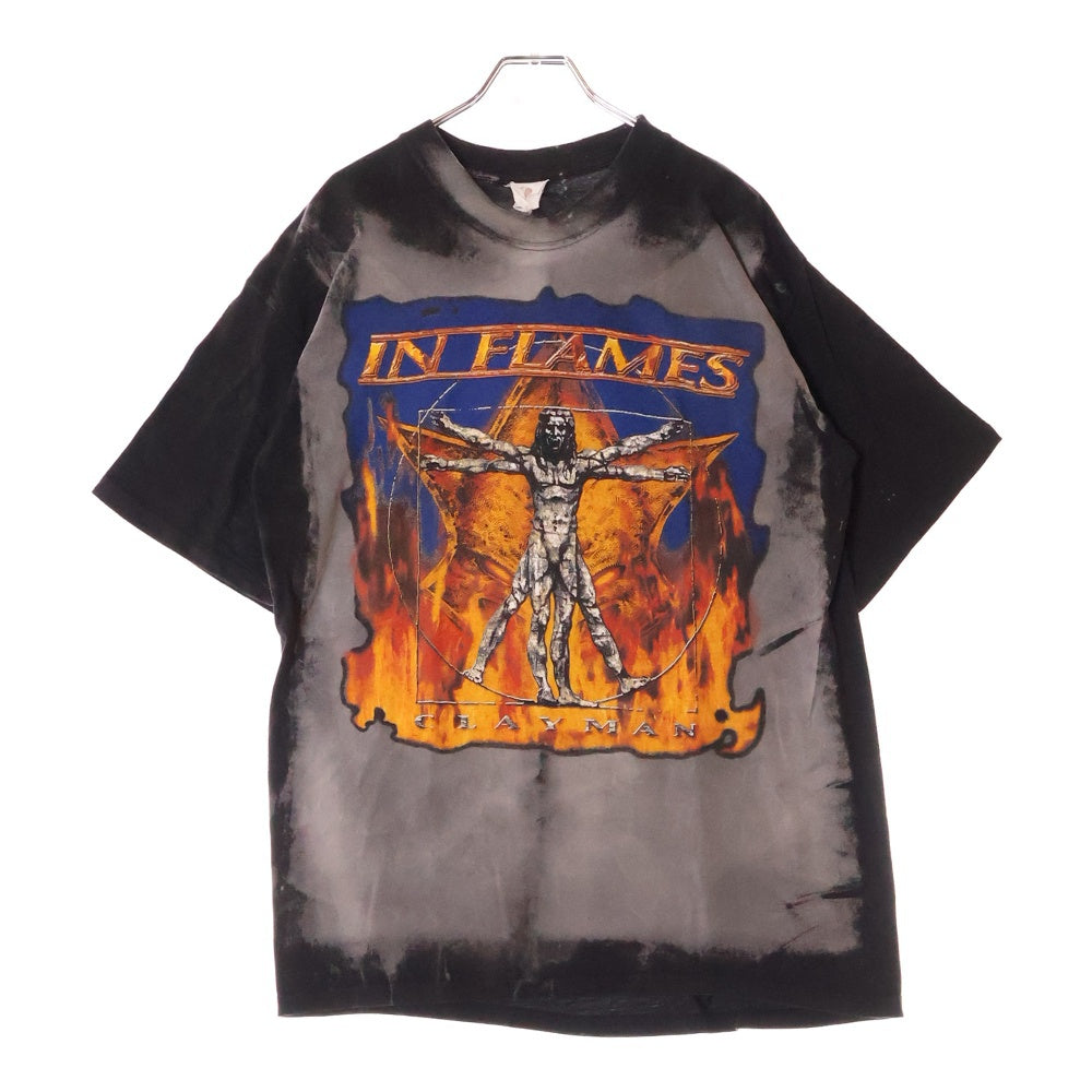 VINTAGE(ヴィンテージ) 90s IN FLAMES CLAYMAN イン・フレイムス クレイマン Tシャツ 半袖カットソー ブラック