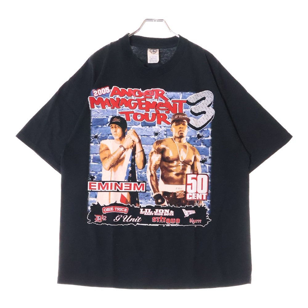 VINTAGE(ヴィンテージ) 00s ANGER MANAGEMENT TOUR3 アンガーマネジメント Tシャツ 半袖カットソー ブラック