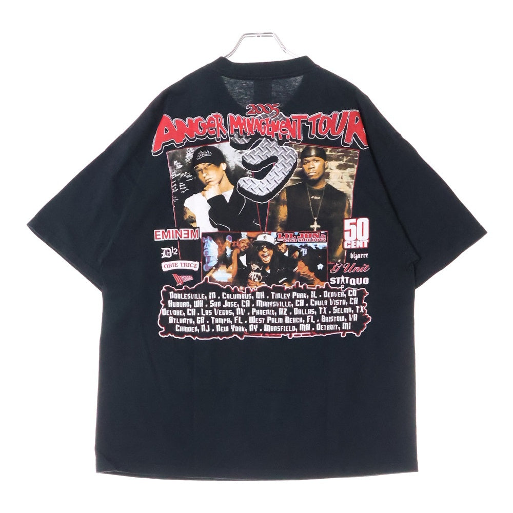 VINTAGE(ヴィンテージ) 00s ANGER MANAGEMENT TOUR3 アンガーマネジメント Tシャツ 半袖カットソー ブラック