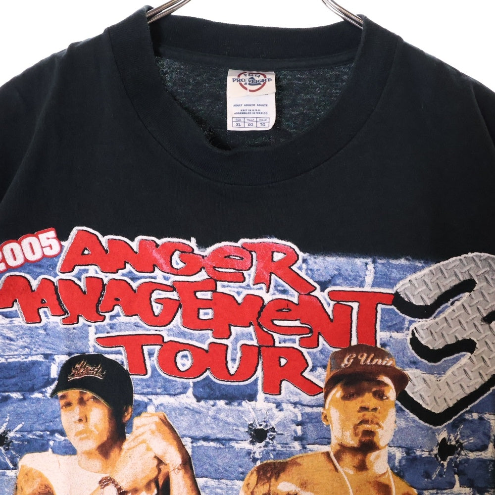 VINTAGE(ヴィンテージ) 00s ANGER MANAGEMENT TOUR3 アンガーマネジメント Tシャツ 半袖カットソー ブラック