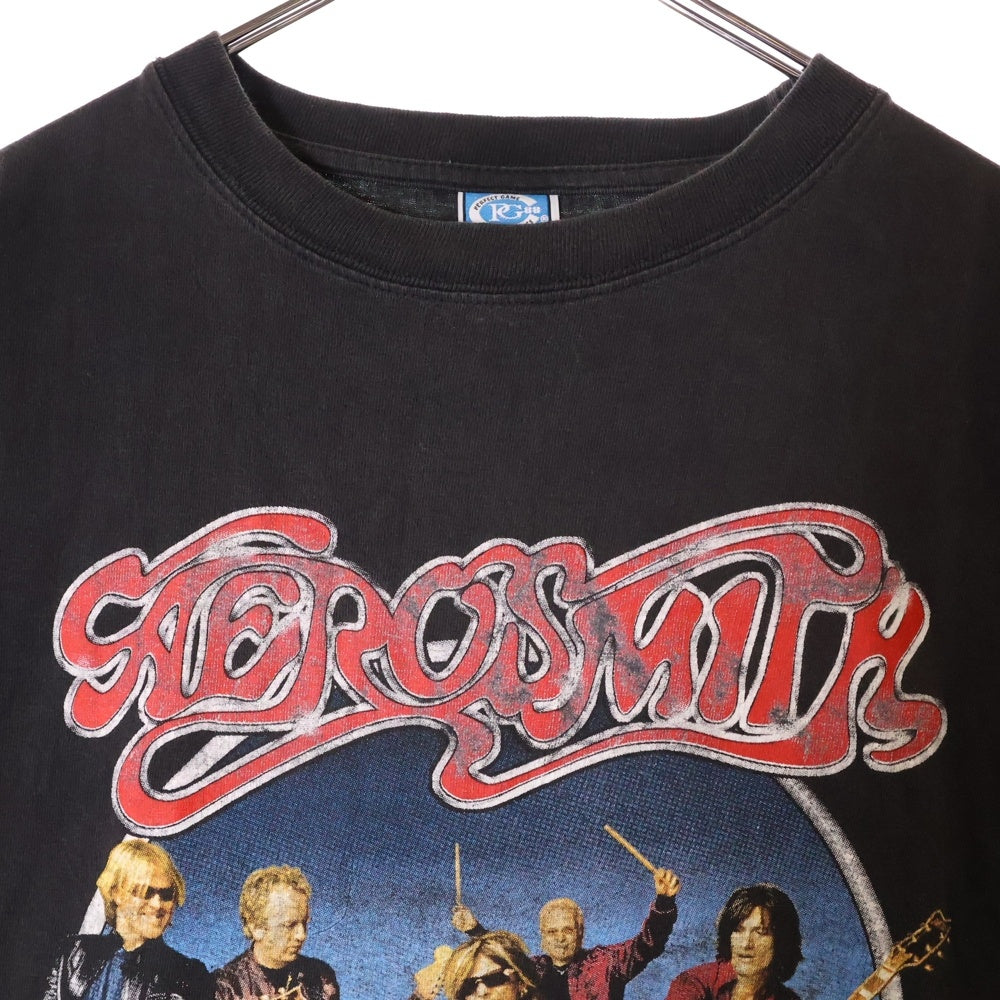 VINTAGE(ヴィンテージ) 00s AEROAMITH RUN DMC KID ROCK エアロスミス Tシャツ 半袖カットソー ブラック