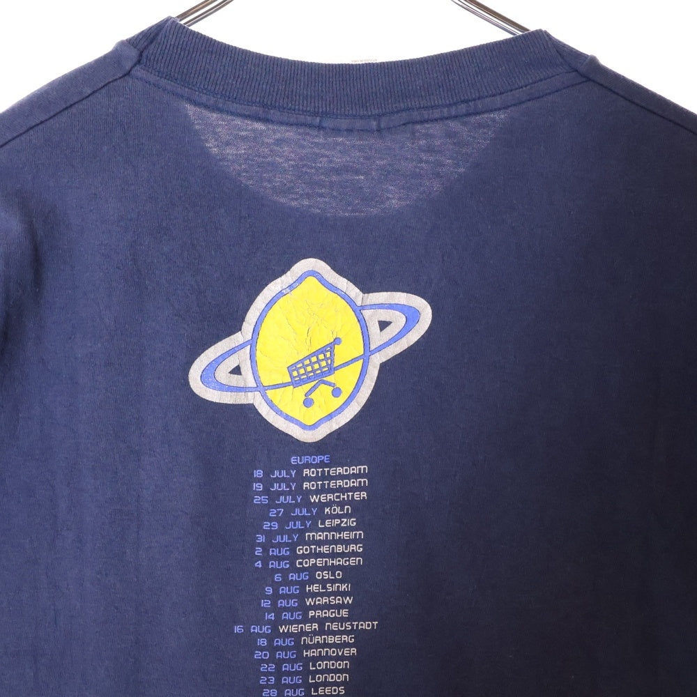 VINTAGE(ヴィンテージ) 90s U2 POP MART TEE 両面プリント半袖T シャツ カットソー ネイビー