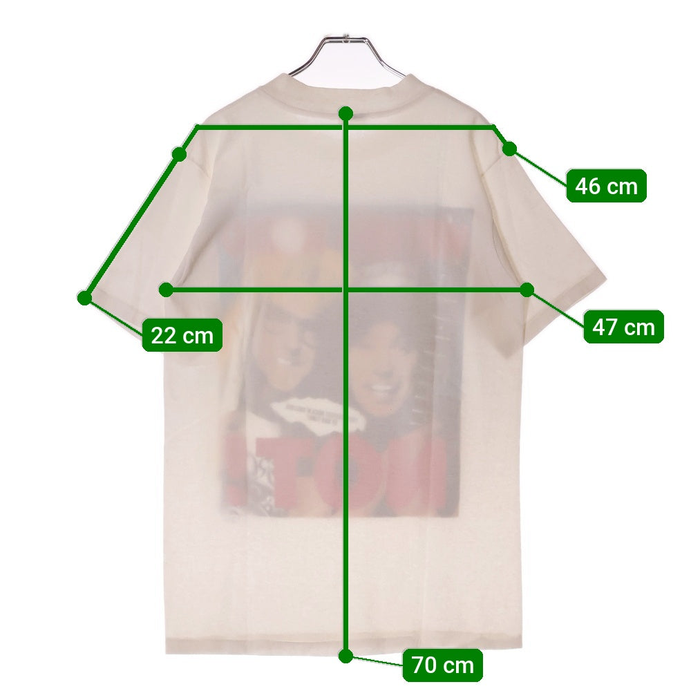 VINTAGE(ヴィンテージ) 90s Waynes World TEE ウィンズワールド ムービー フロントプリント半袖Tシャツ カットソー ホワイト