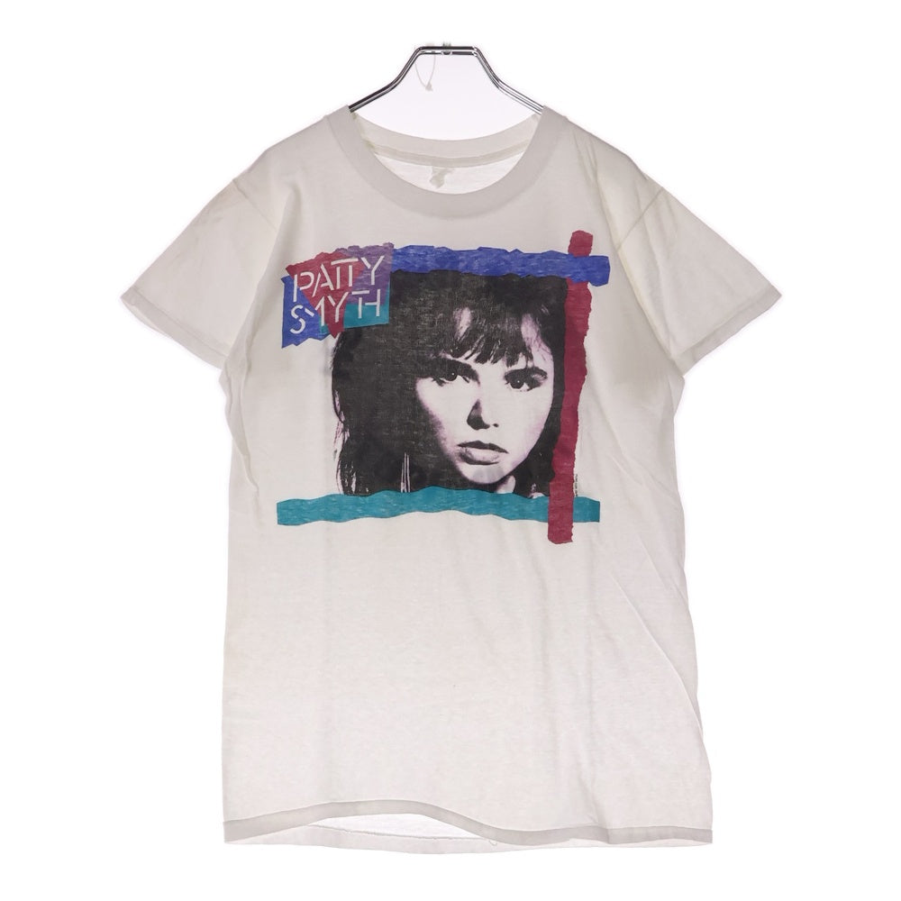 VINTAGE(ヴィンテージ) 80s Patty Smyth Never Enough Tour TEE 1987 パティ・スマイス ネバ―イナフツアー 両面プリント 半袖Tシャツ カットソー ホワイト