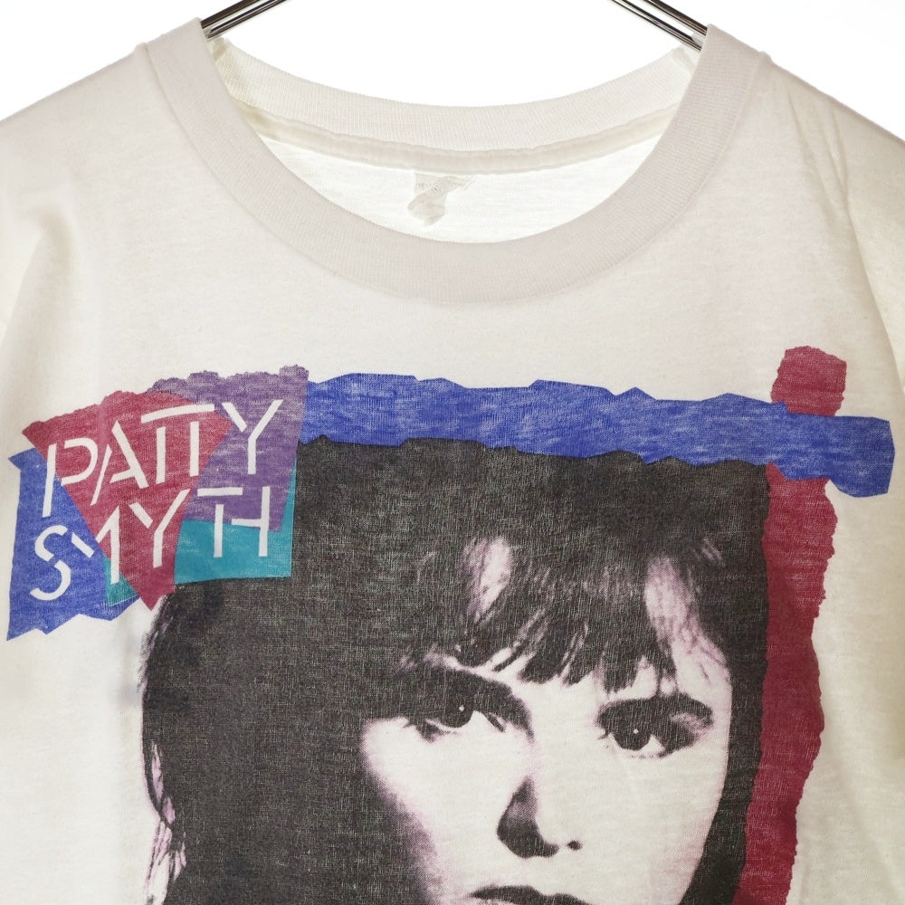 VINTAGE(ヴィンテージ) 80s Patty Smyth Never Enough Tour TEE 1987 パティ・スマイス ネバ―イナフツアー 両面プリント 半袖Tシャツ カットソー ホワイト