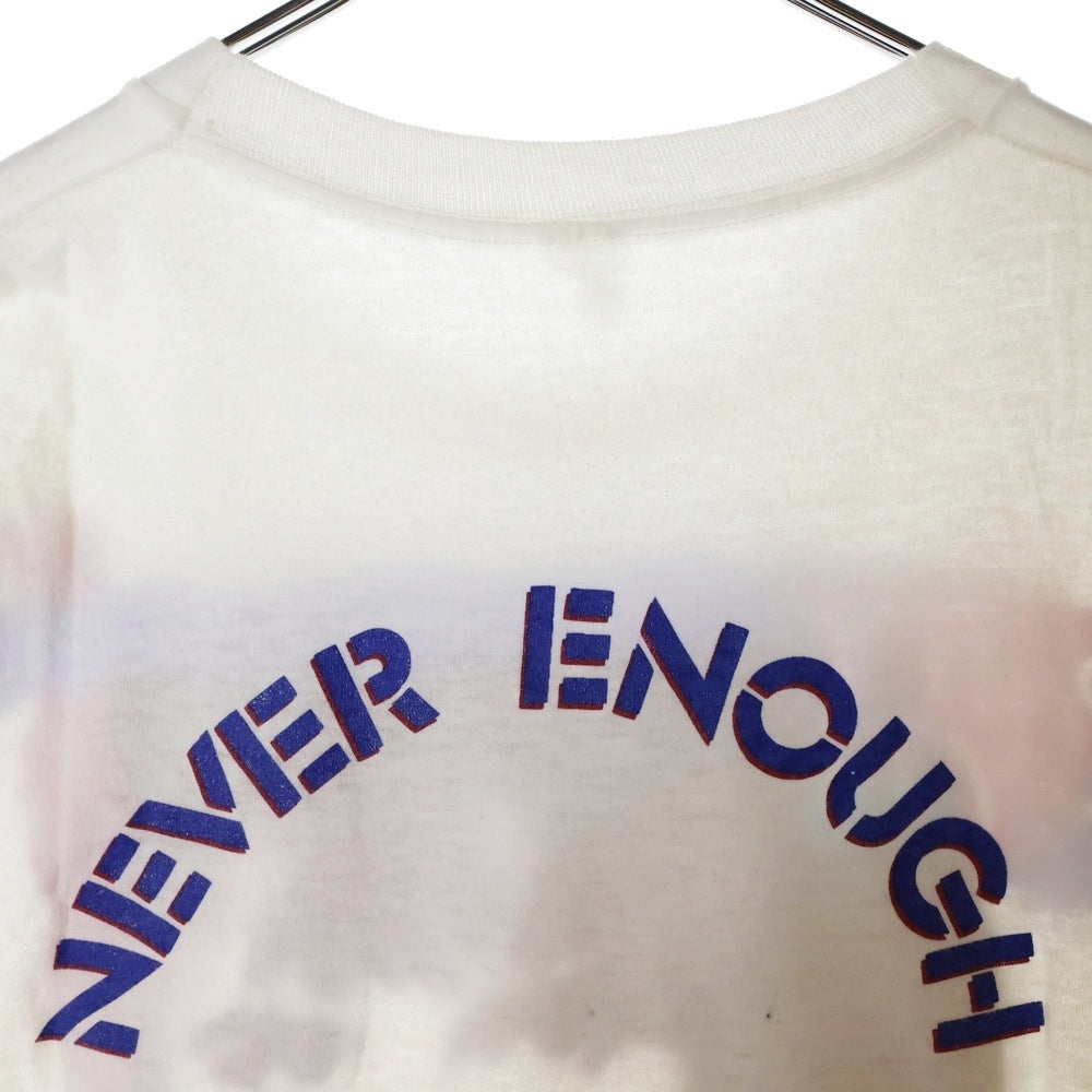 VINTAGE(ヴィンテージ) 80s Patty Smyth Never Enough Tour TEE 1987 パティ・スマイス ネバ―イナフツアー 両面プリント 半袖Tシャツ カットソー ホワイト