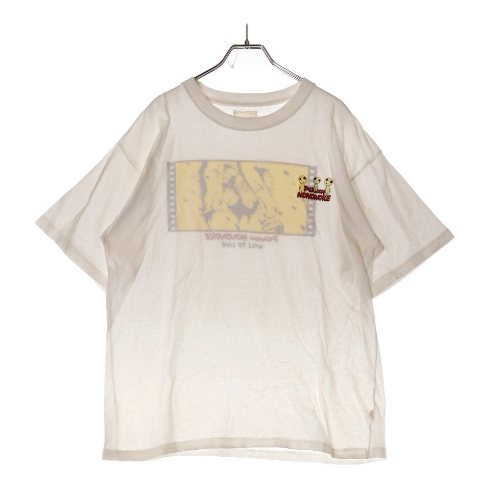 VINTAGE(ヴィンテージ) 90s MONONOKE Princess TEE もののけ姫 両面プリント半袖Tシャツ カットソー ホワイト