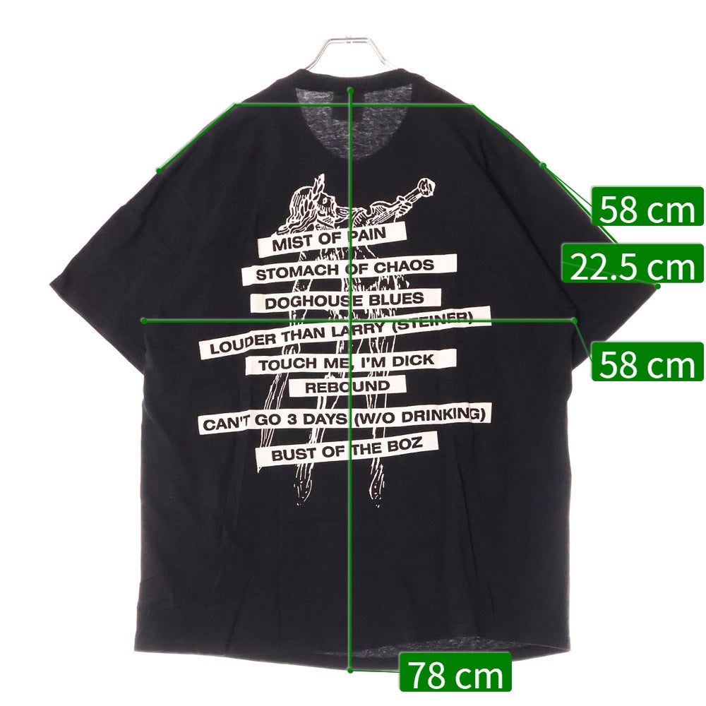 VINTAGE(ヴィンテージ) 90s vintage CITIZEN DICK NICE MAN USA製 シチズンディック 両面プリント クルーネック Tシャツ ブラック