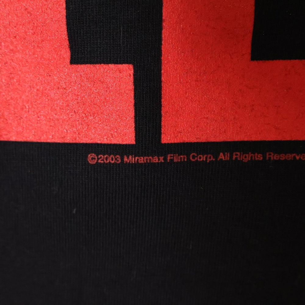 VINTAGE(ヴィンテージ) 00s I WILL KILL BILL CUT USA製 両面プリント クルーネック Tシャツ ブラック