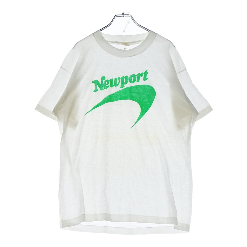 VINTAGE(ヴィンテージ) 80s vintage NEWPORT SCREEN STARS シングル 半袖Tシャツ ホワイト
