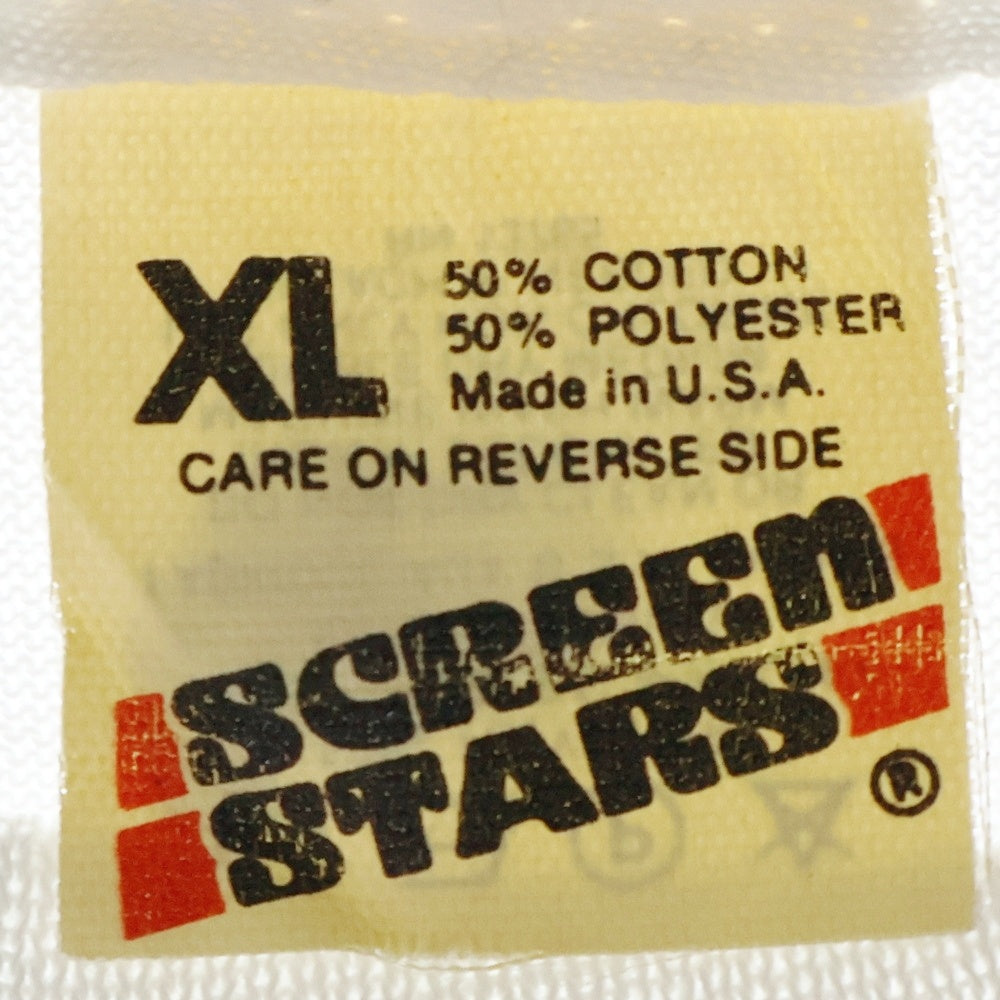 VINTAGE(ヴィンテージ) 80s vintage NEWPORT SCREEN STARS シングル 半袖Tシャツ ホワイト