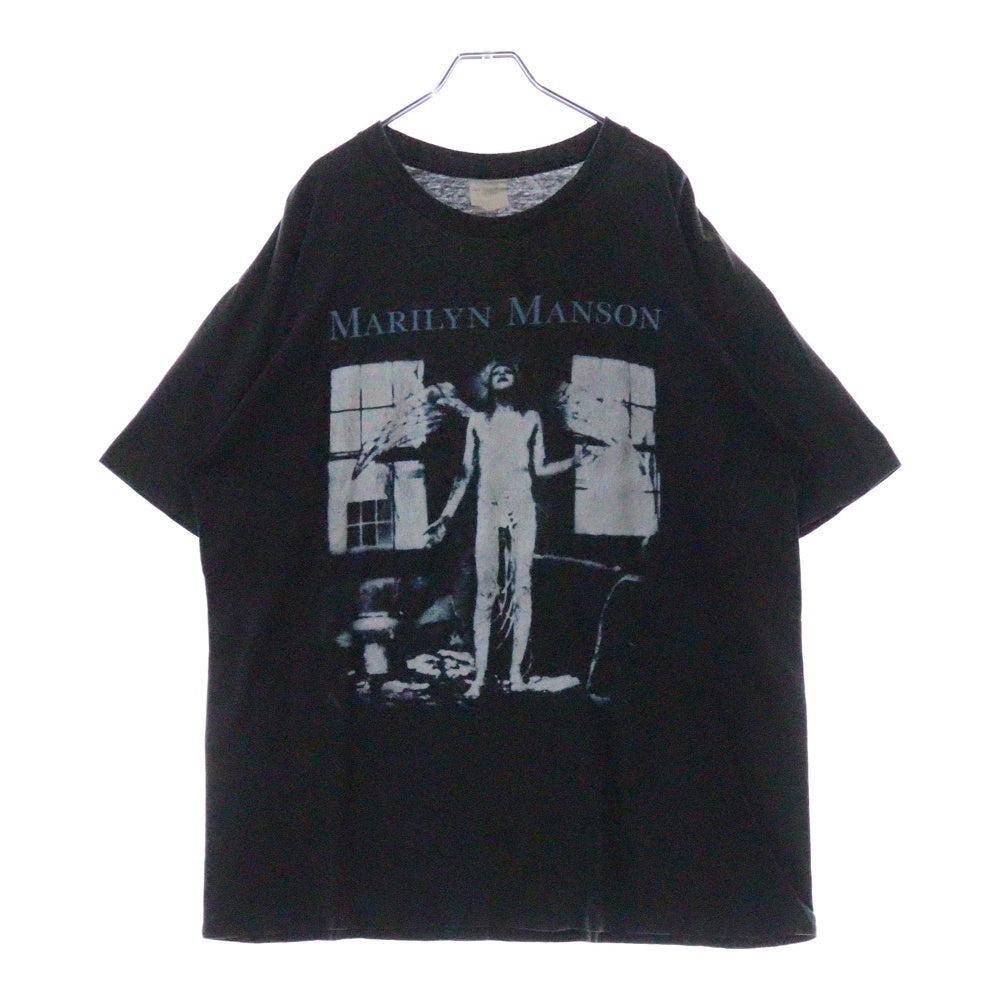 VINTAGE(ヴィンテージ) 90s vintage MARILYN MANSON ANTICHRIST SUPERSTAR マリリンマンソン アンチクライスト スーパースター Tシャツ 半袖カットソー ブラック