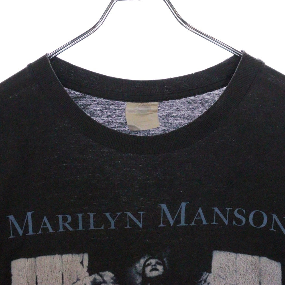 VINTAGE(ヴィンテージ) 90s vintage MARILYN MANSON ANTICHRIST SUPERSTAR マリリンマンソン アンチクライスト スーパースター Tシャツ 半袖カットソー ブラック