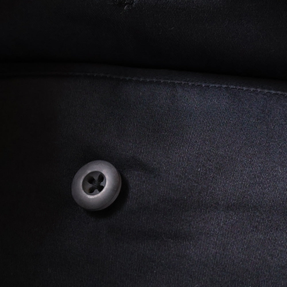 Yohji Yamamoto POUR HOMME(ヨウジヤマモト プールオム) 23AW New Era Side Tape Pants YY LOGO ニューエラ サイドテープ ワイド パンツ ブラック HJ-P99-039