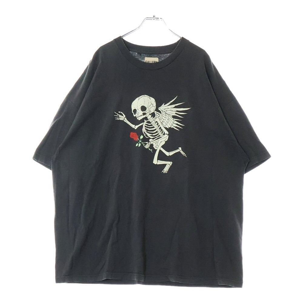 GALLERY DEPT.(ギャラリーデプト) ART THAT KILLS スカルエンジェル プリント Tシャツ 半袖カットソー ブラック