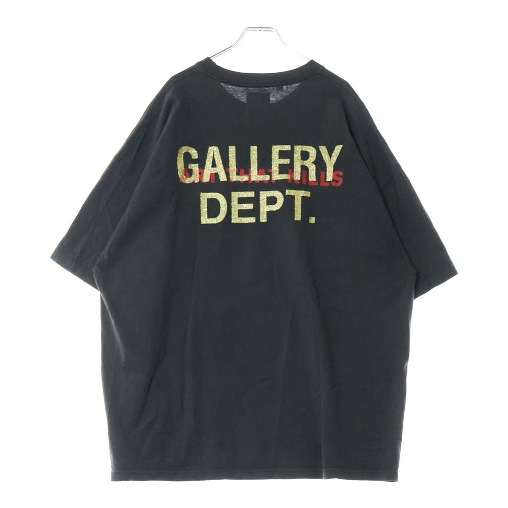 GALLERY DEPT.(ギャラリーデプト) ART THAT KILLS スカルエンジェル プリント Tシャツ 半袖カットソー ブラック