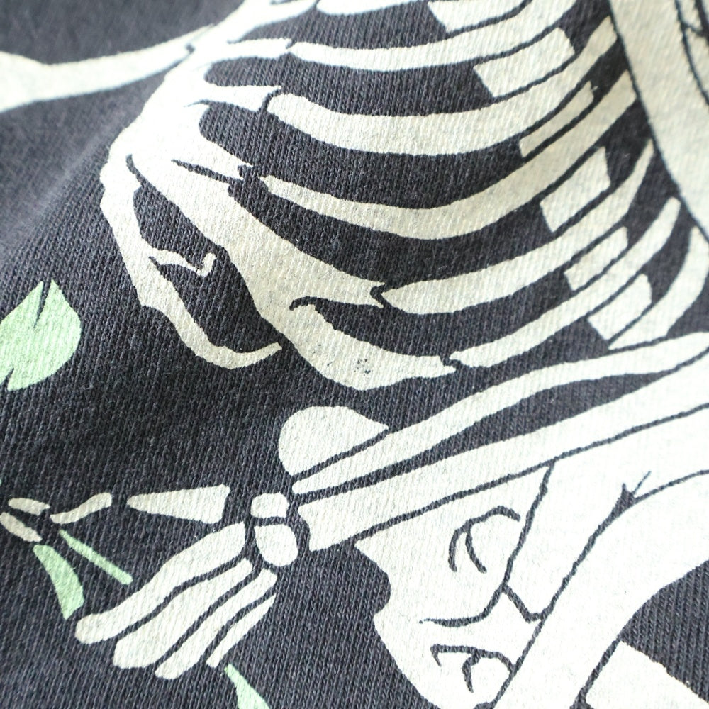 GALLERY DEPT.(ギャラリーデプト) ART THAT KILLS スカルエンジェル プリント Tシャツ 半袖カットソー ブラック