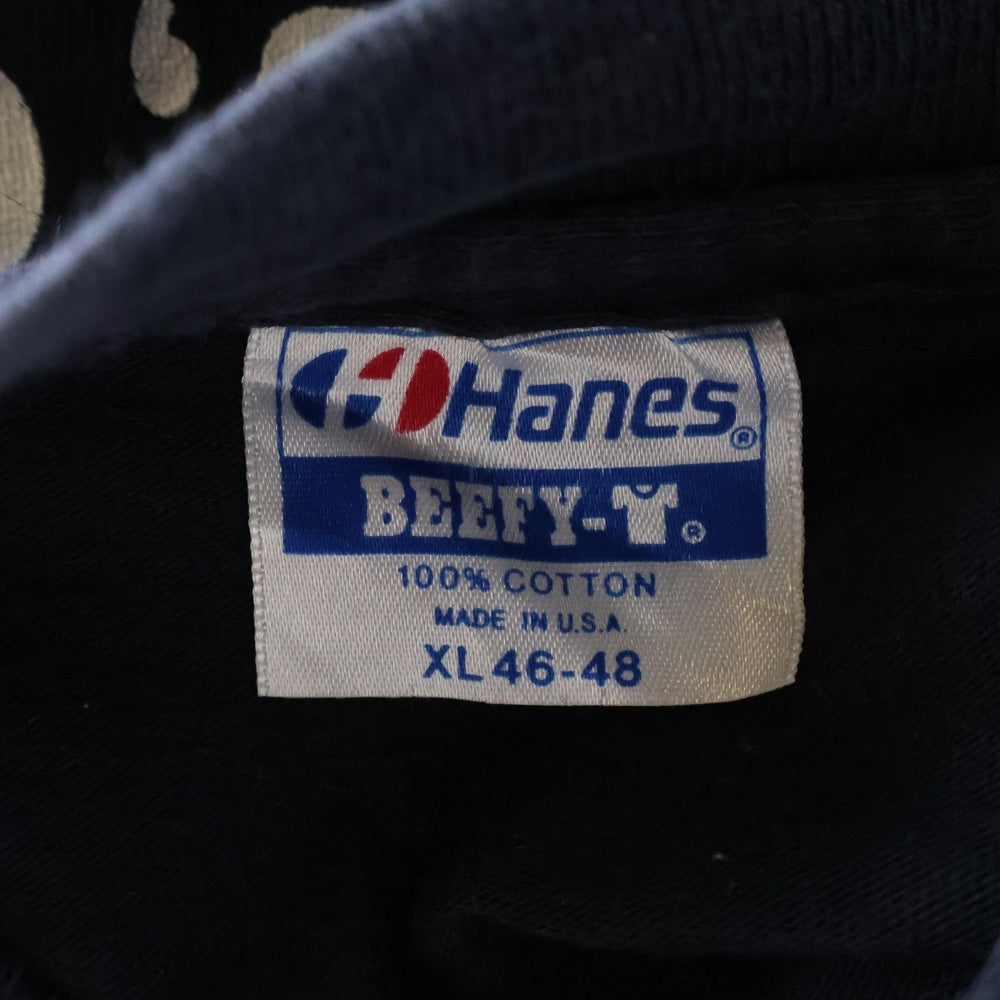 VINTAGE(ヴィンテージ) 80s HARLEY DAVIDSON 1 ON THE WANTED LIST ハーレーダビッドソン 両面プリント Tシャツ 半袖カットソー ブラック