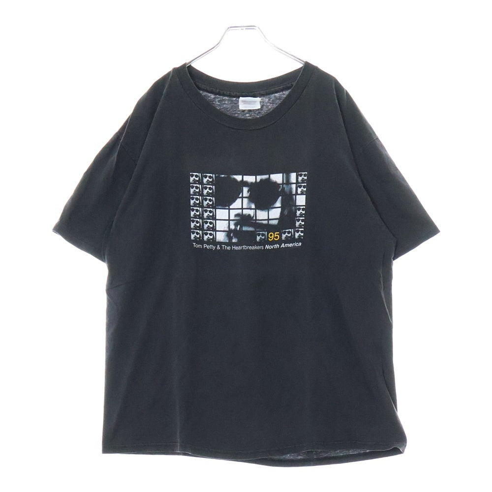 VINTAGE(ヴィンテージ) 90s TOM PETTY& HEARTBREAKERS トム・ペティ&ザ・ハートブレイカーズ Tシャツ 半袖カットソー ブラック