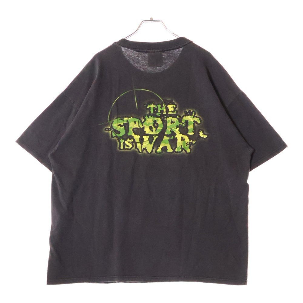 VINTAGE(ヴィンテージ) 90s Slayer The Sport Is War TEE スレイヤー 両面プリント半袖Tシャツ カットソー ブラック