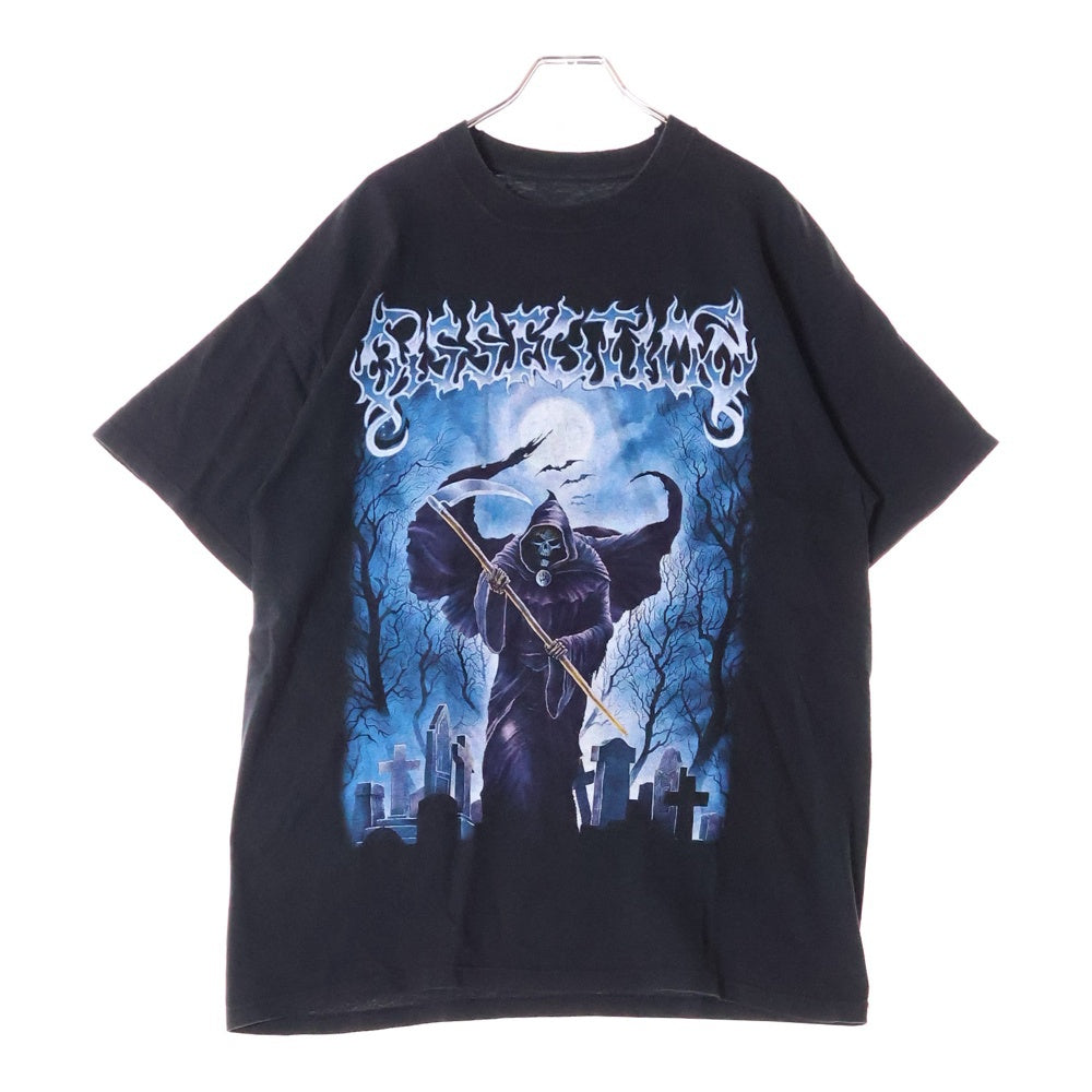 VINTAGE(ヴィンテージ) 00s DISSECTION WHERE DEAD ANGELS LIE 両面プリント半袖Tシャツ カットソー ブラック タグ無し