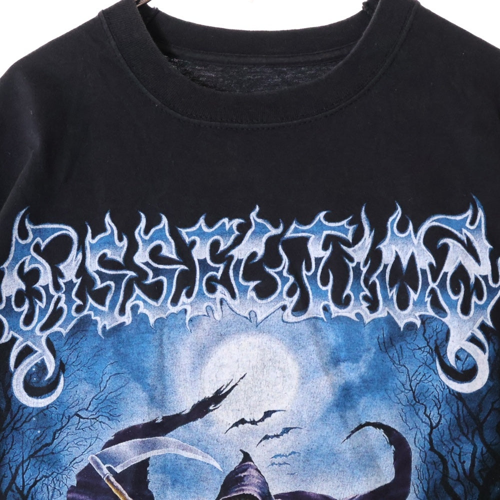 VINTAGE(ヴィンテージ) 00s DISSECTION WHERE DEAD ANGELS LIE 両面プリント半袖Tシャツ カットソー ブラック タグ無し