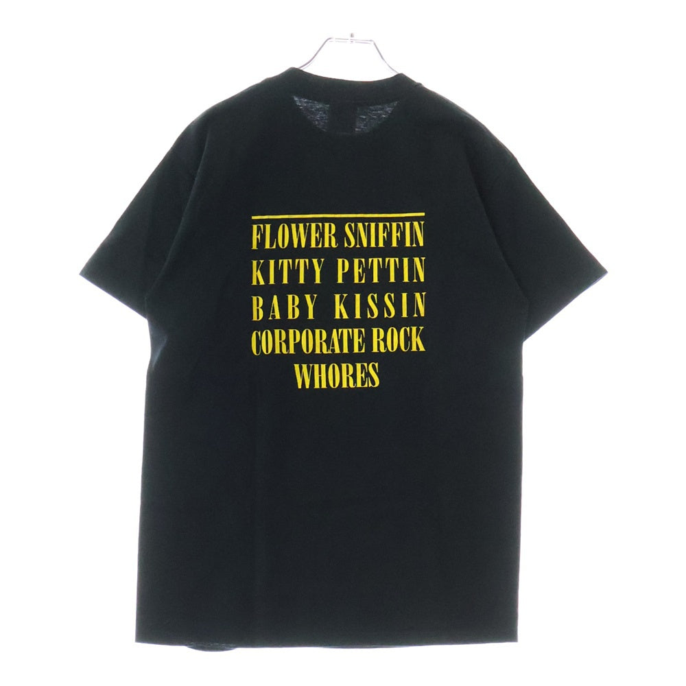 VINTAGE(ヴィンテージ) 00s NIRVANA Y2K SMILE ニルヴァーナ スマイルTシャツ 半袖カットソー ブラック