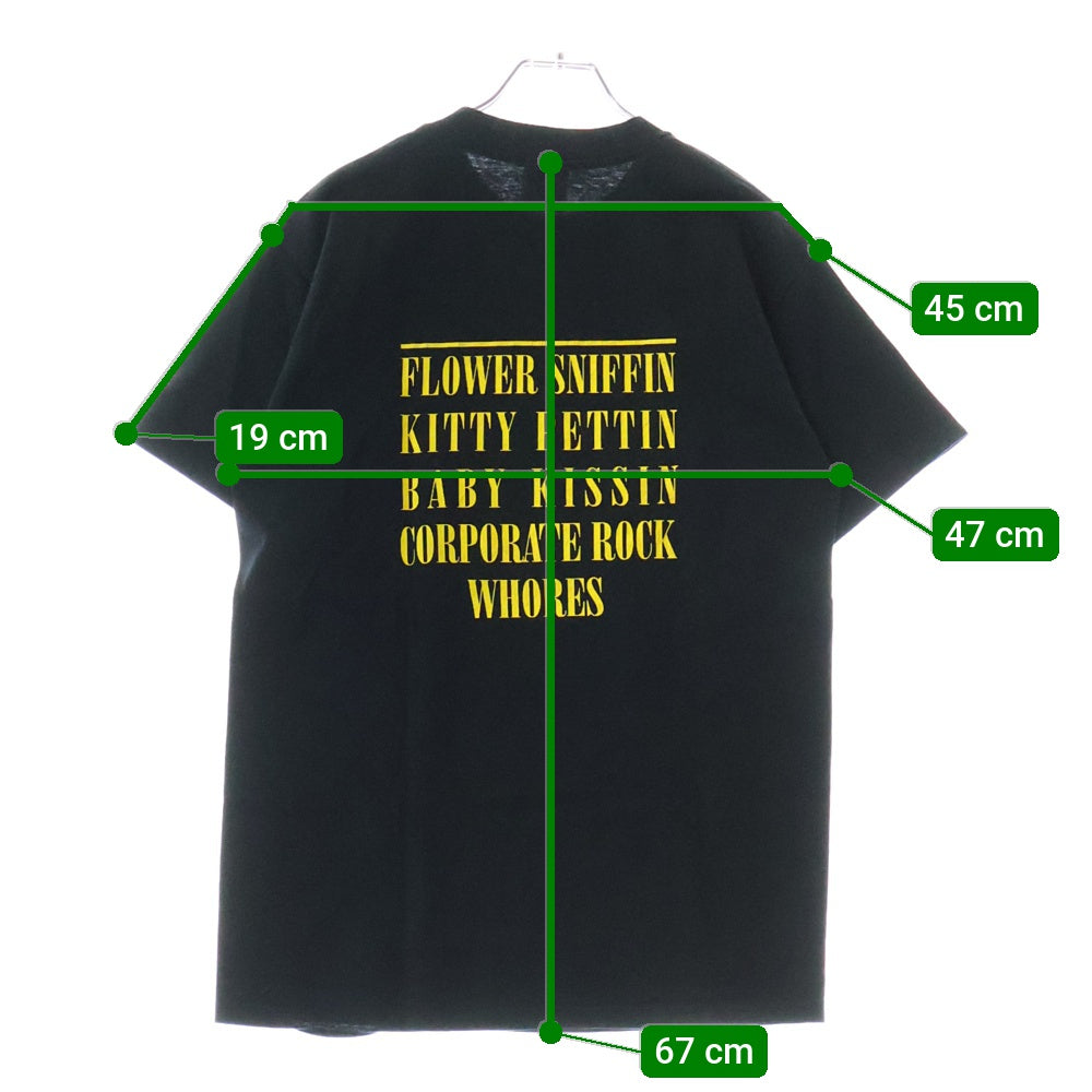 VINTAGE(ヴィンテージ) 00s NIRVANA Y2K SMILE ニルヴァーナ スマイルTシャツ 半袖カットソー ブラック