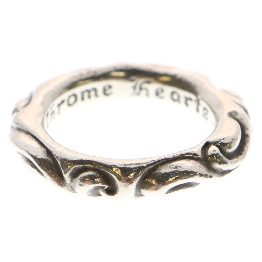 CHROME HEARTS(クロムハーツ) SCRL BAND スクロールバンド リング シルバー BCA351