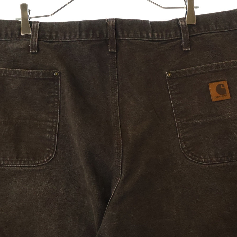 CARHARTT(カーハート) 00s DOUBLE KNEE WORK PANTS ダブルニーワークパンツ メキシコ製 ダークブラウン B136 DKB
