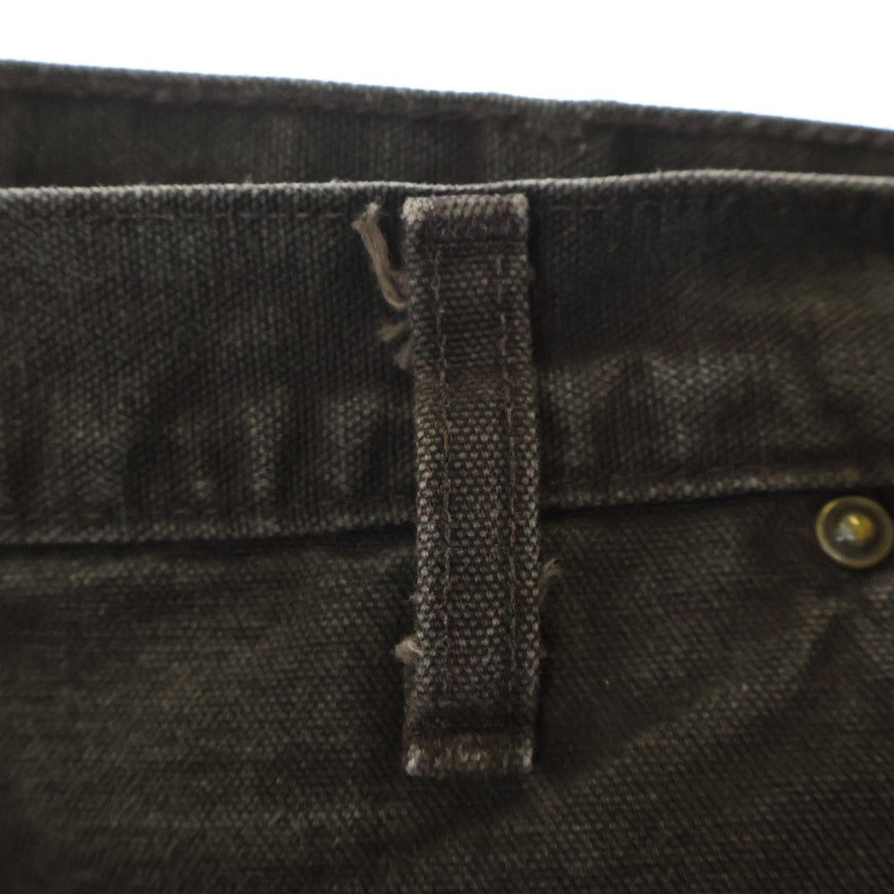 CARHARTT(カーハート) 00s DOUBLE KNEE WORK PANTS ダブルニーワークパンツ メキシコ製 ダークブラウン B136 DKB