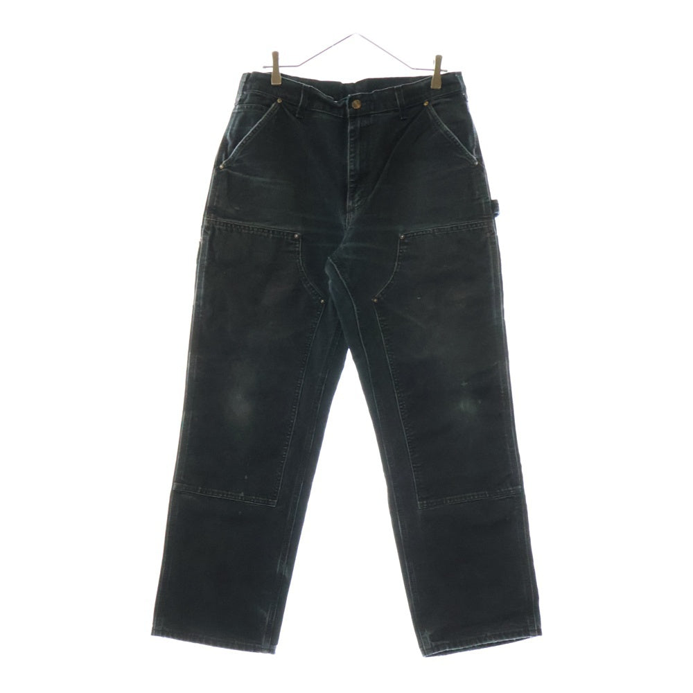 CARHARTT(カーハート) 00s DOUBLE KNEE WORK PANTS USA製 ダブルニーワークパンツ アメリカ製 ブラック B01 BLK