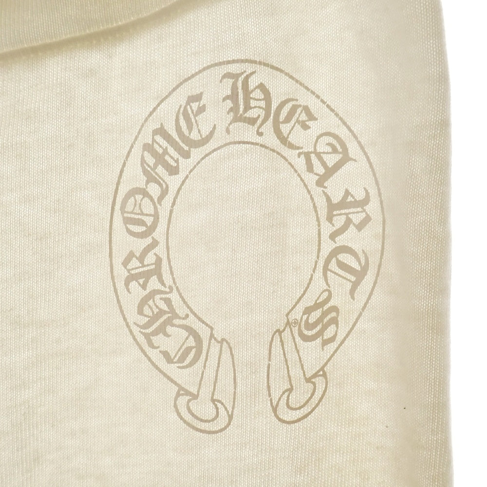 CHROME HEARTS(クロムハーツ) Horseshoe ホースシュー プリント スウェット パンツ ホワイト