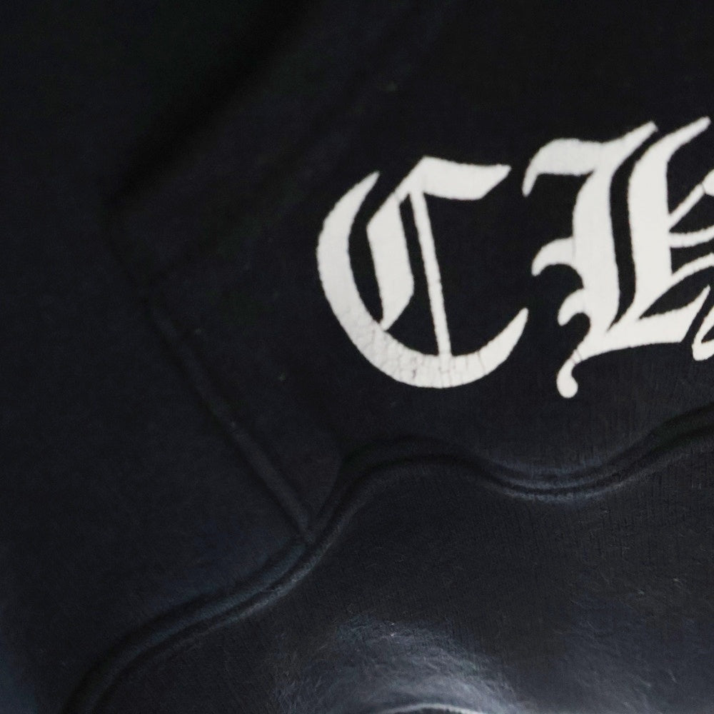 CHROME HEARTS(クロムハーツ) OLD Dagger Zip Hoodie オールドモデル ダガープリント 裏地サーマル ジップパーカーパーカー フーディー ブラック